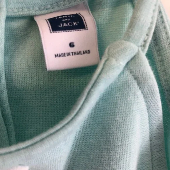 Janie And Jack Size 6 Mint Green Summer Dress - Picture 4 of 6